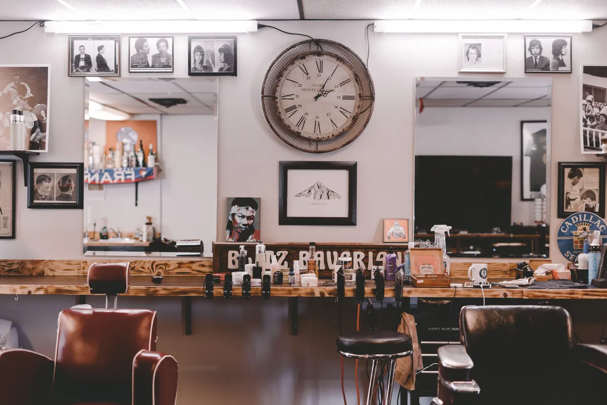 Intérieur Black Razor Barbershop Paris